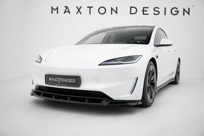 Maxton Design Front Splitter V.2, Tesla Model 3 Performance Mk1 Facelift