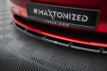 Maxton Design Front Splitter V.2, Tesla Model 3 Project Highland(Facelift)