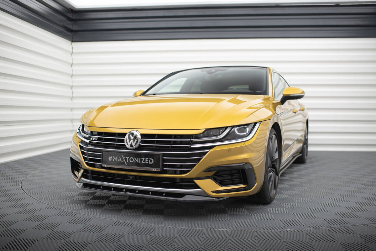 Maxton Design Front Splitter V.2, Volkswagen Arteon R-Line Sedan / Shooting Brake Mk1
