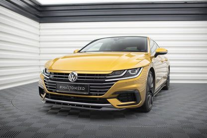 Maxton Design Front Splitter V.2, Volkswagen Arteon R-Line Sedan / Shooting Brake Mk1