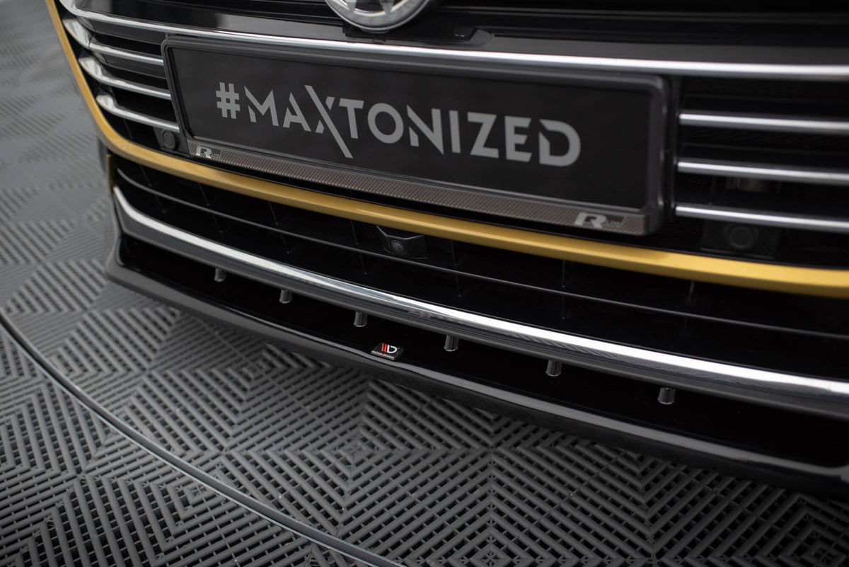 Maxton Design Front Splitter V.2, Volkswagen Arteon R-Line Sedan / Shooting Brake Mk1