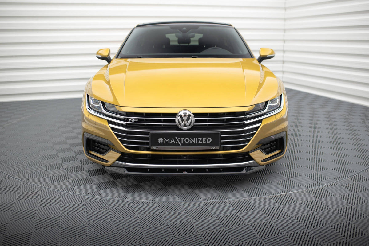 Maxton Design Front Splitter V.2, Volkswagen Arteon R-Line Sedan / Shooting Brake Mk1