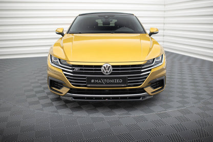 Maxton Design Front Splitter V.2, Volkswagen Arteon R-Line Sedan / Shooting Brake Mk1