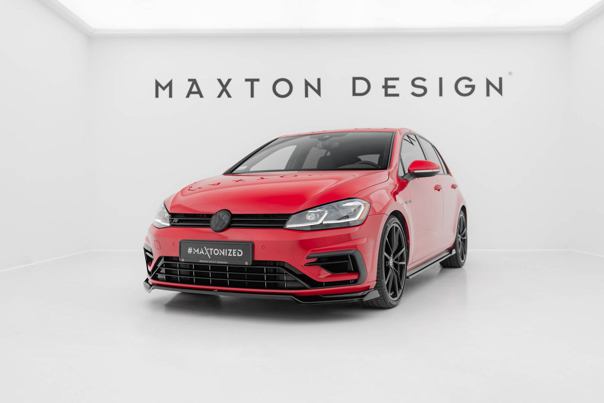 Maxton Design Front Splitter, Volkswagen Golf R / R-Line Mk7.5