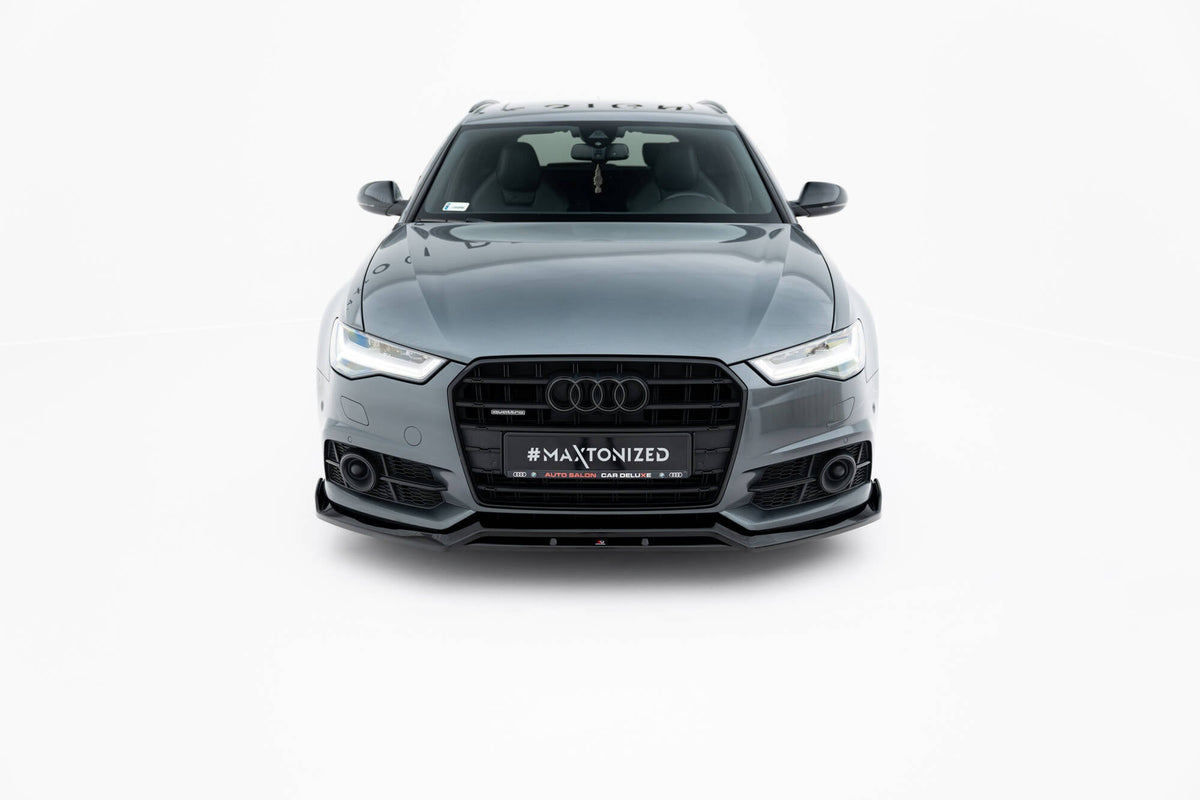 Maxton Design Front Splitter, Audi A6 / A6 S-line / S6 C7 facelift