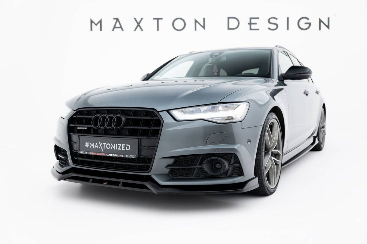 Maxton Design Front Splitter, Audi A6 / A6 S-line / S6 C7 facelift