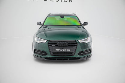 Maxton Design Front Splitter, Audi A6 S-line / S6 C7