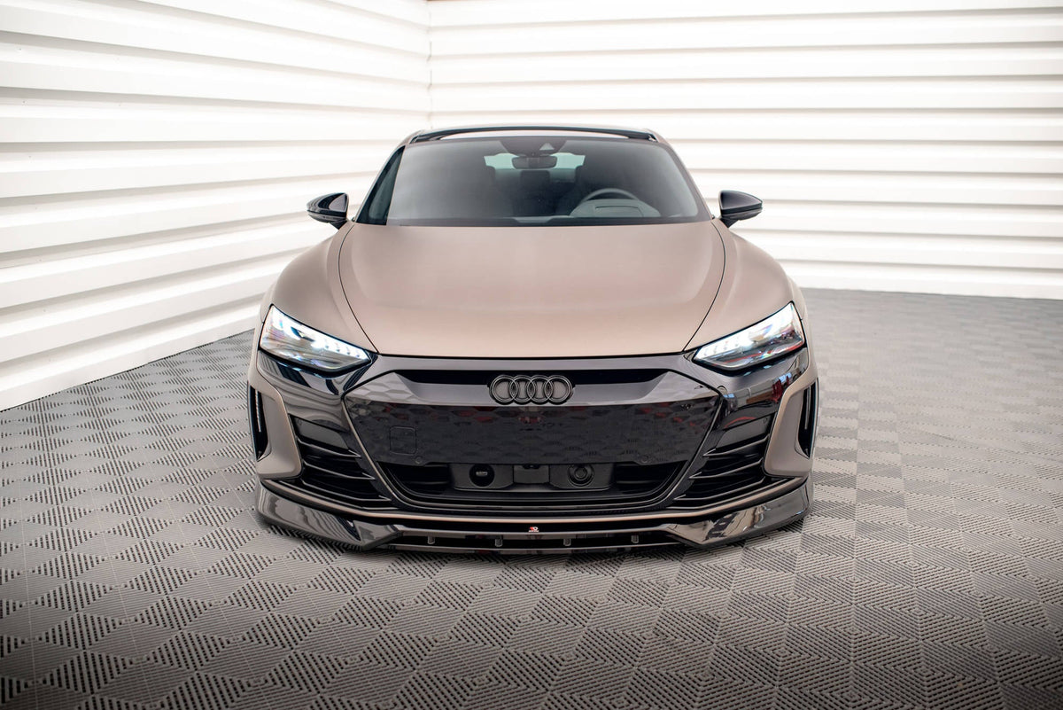 Maxton Design Front Splitter V.3, Audi e-Tron GT / RS GT Mk1