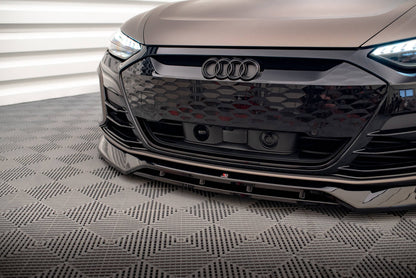 Maxton Design Front Splitter V.3, Audi e-Tron GT / RS GT Mk1
