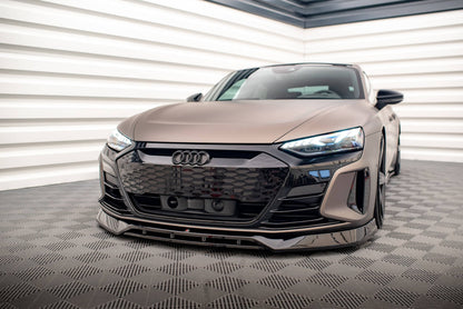 Maxton Design Front Splitter V.3, Audi e-Tron GT / RS GT Mk1