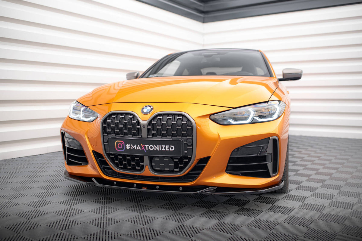 Maxton Design Front Splitter V.4, BMW 4 M-Pack / M440i G22 / G23 / G22 Facelift / G23 Facelift