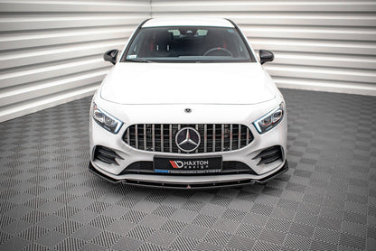 Maxton Design Front Splitter, Mercedes-Benz A-Klasse AMG Line / A 35 W177