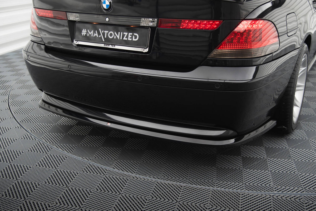Maxton Design Rear Splitter, BMW 7 E65