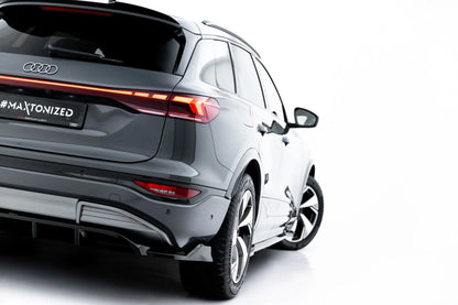 Maxton Design Rear Splitter (With Vertical Bars), Audi Q6 e-tron S-Line / SQ6 e-tron SUV / Sportback Mk1
