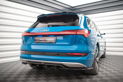 Maxton Design Rear Splitter (With Vertical Bars), Audi e-tron