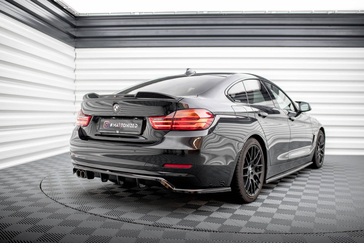 Maxton Design Rear Splitter (With Vertical Bars), BMW 4 Gran Coupe F36