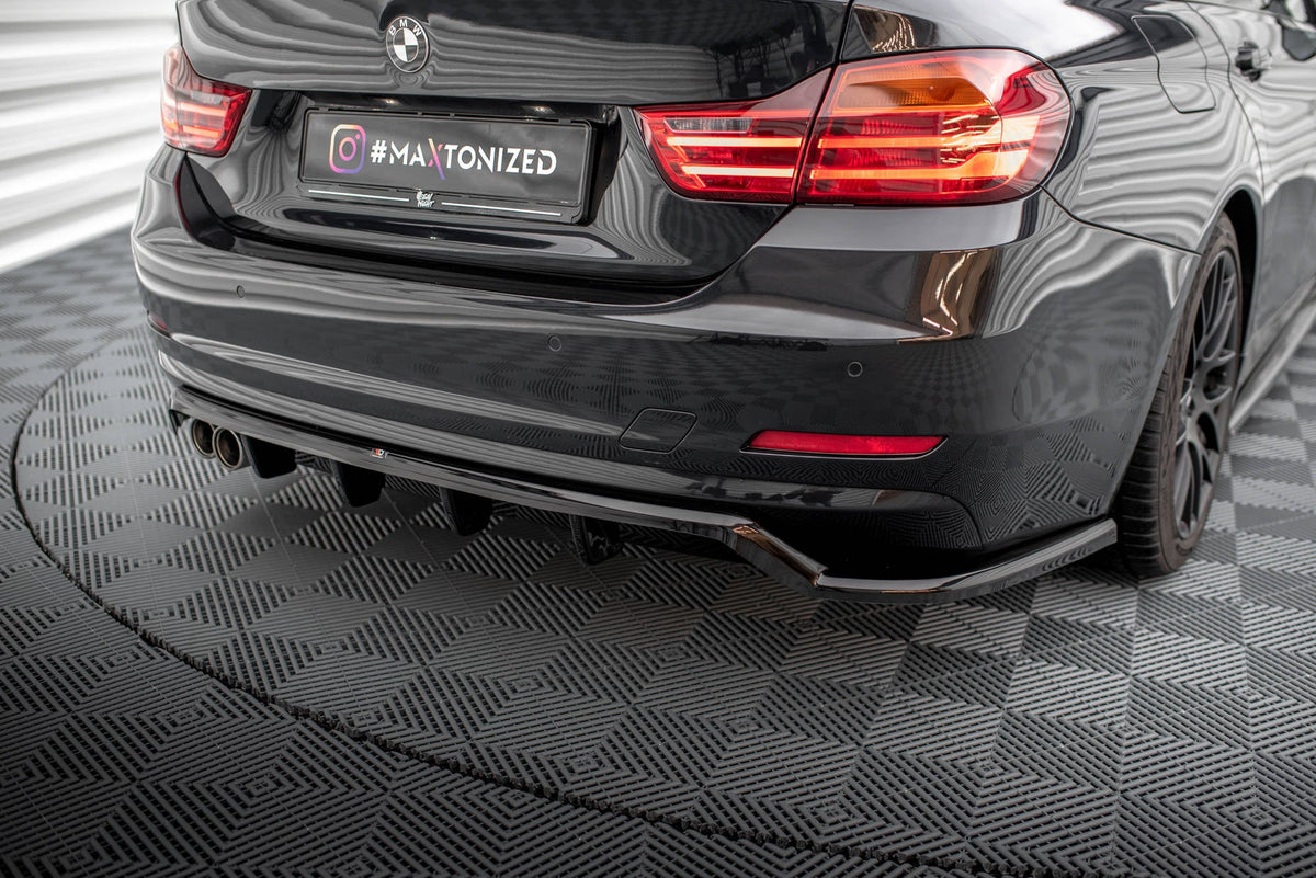Maxton Design Rear Splitter (With Vertical Bars), BMW 4 Gran Coupe F36