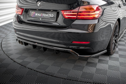 Maxton Design Rear Splitter (With Vertical Bars), BMW 4 Gran Coupe F36