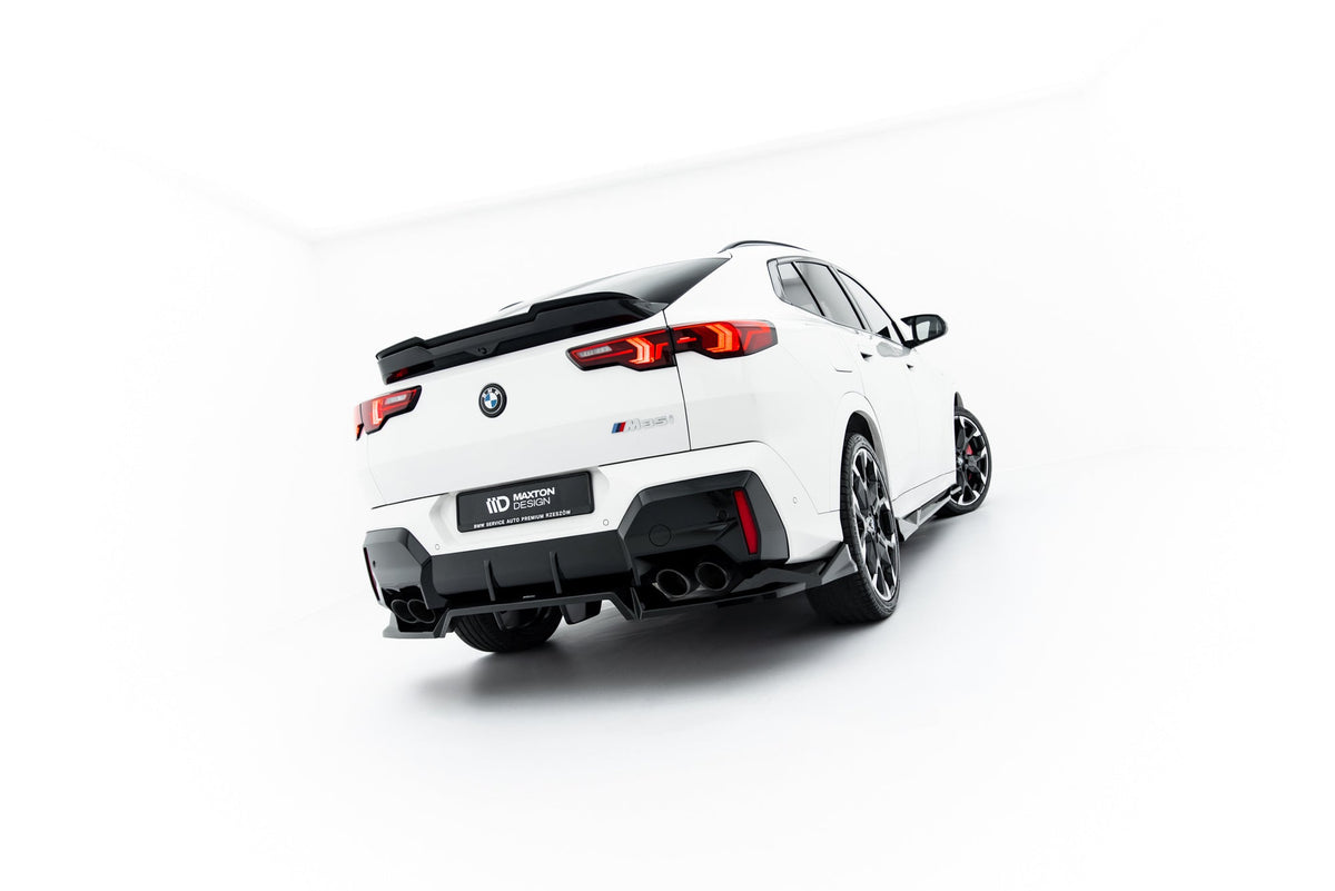 Maxton Design Rear Splitter (With Vertical Bars), BMW X2 M35i U10