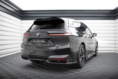 Maxton Design Rear Splitter (With Vertical Bars), BMW iX M-Pack i20