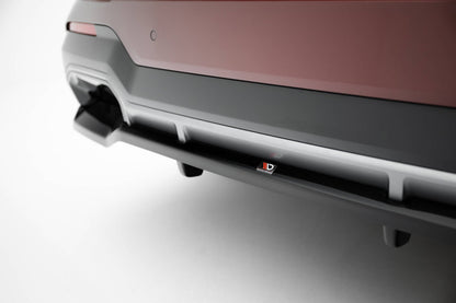 Maxton Design Rear Splitter (With Vertical Bars), BMW iX3 M-Pack G08 Facelift