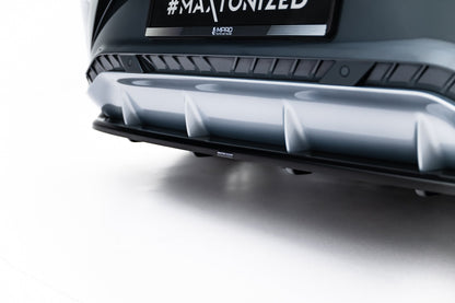Maxton Design Rear Splitter (With Vertical Bars), Cupra Born Mk1
