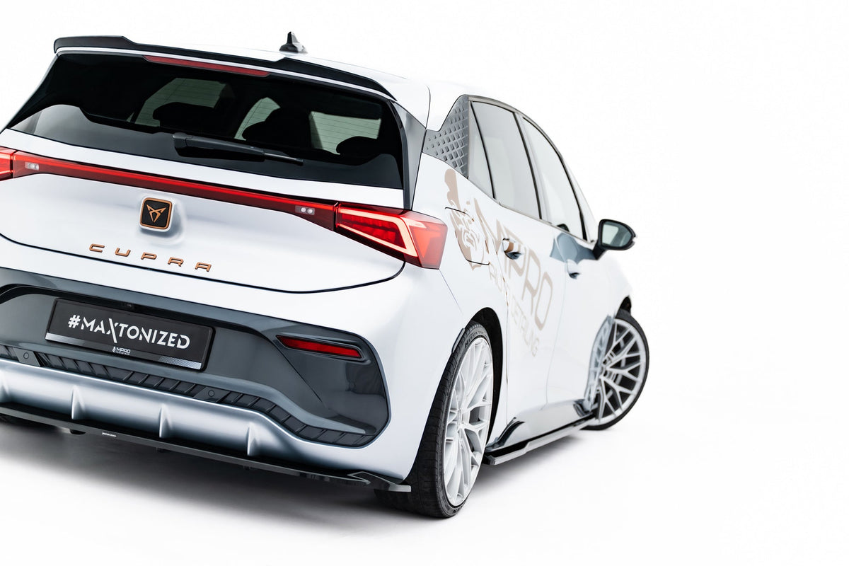 Maxton Design Rear Splitter (With Vertical Bars), Cupra Born Mk1