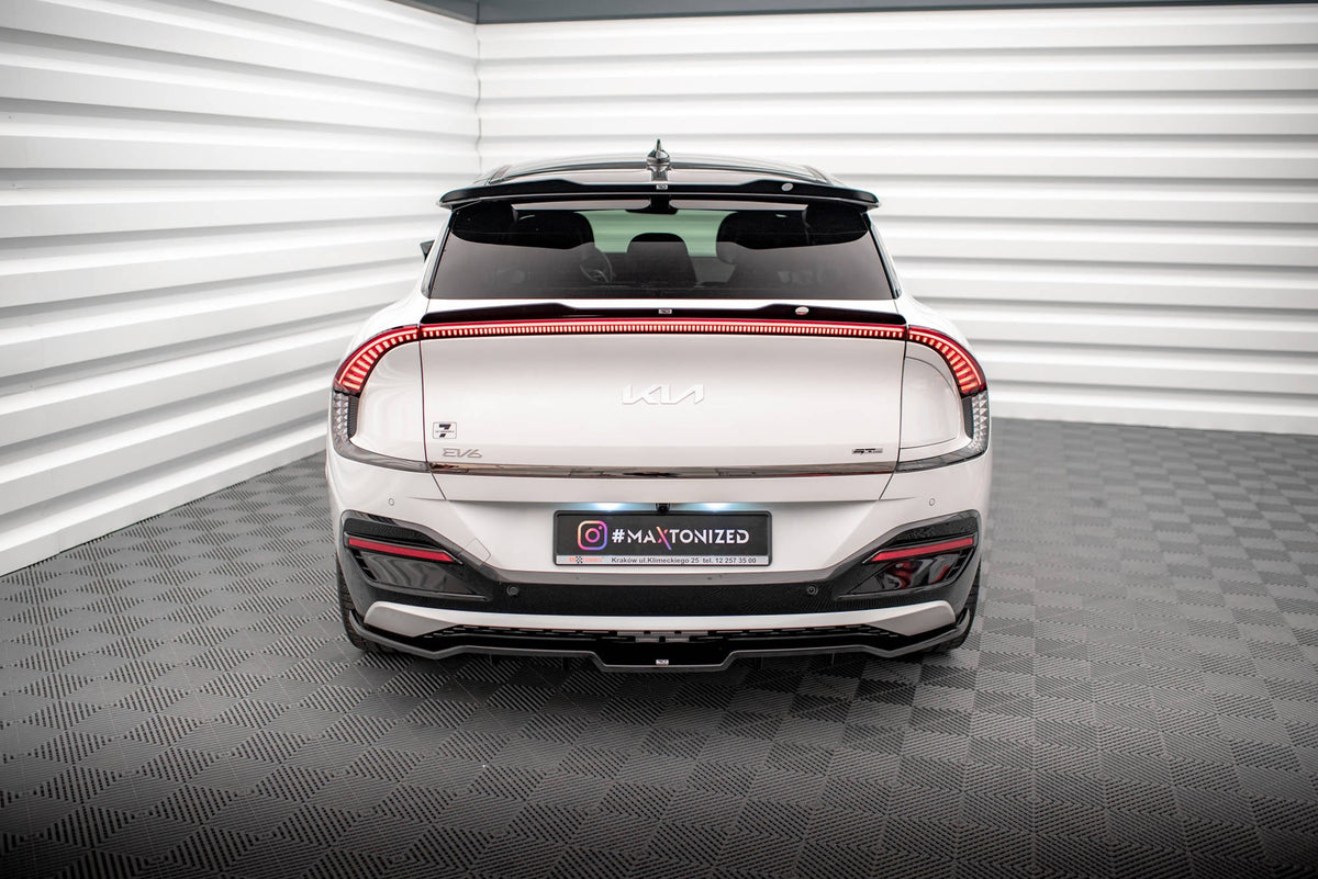 Maxton Design Rear Splitter (With Vertical Bars), Kia EV6 GT-Line Mk1
