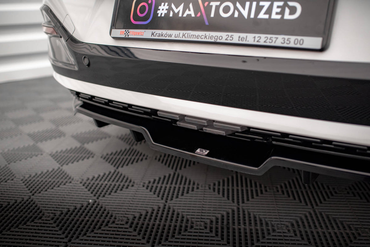 Maxton Design Rear Splitter (With Vertical Bars), Kia EV6 GT-Line Mk1