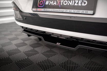 Maxton Design Rear Splitter (With Vertical Bars), Kia EV6 GT-Line Mk1