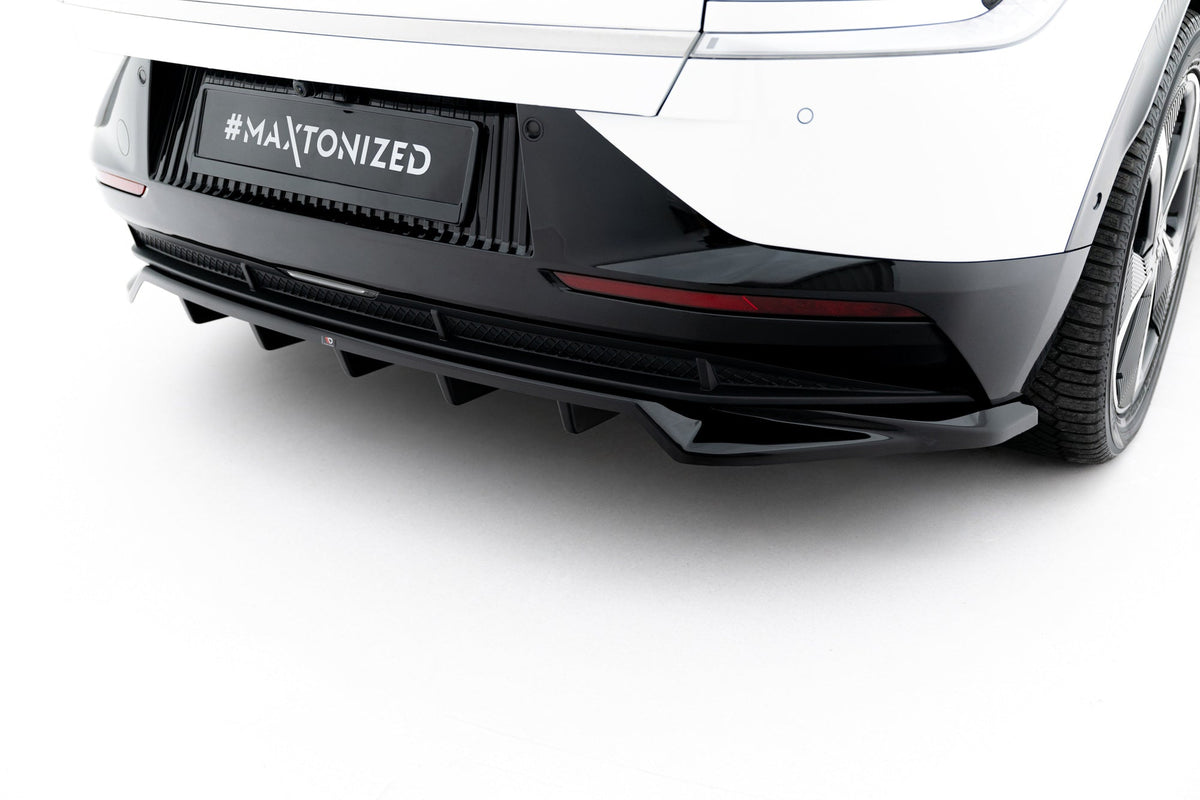 Maxton Design Rear Splitter (With Vertical Bars), Kia EV6 Mk1