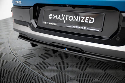 Maxton Design Rear Splitter (With Vertical Bars), Kia EV9 GT-Line Mk1