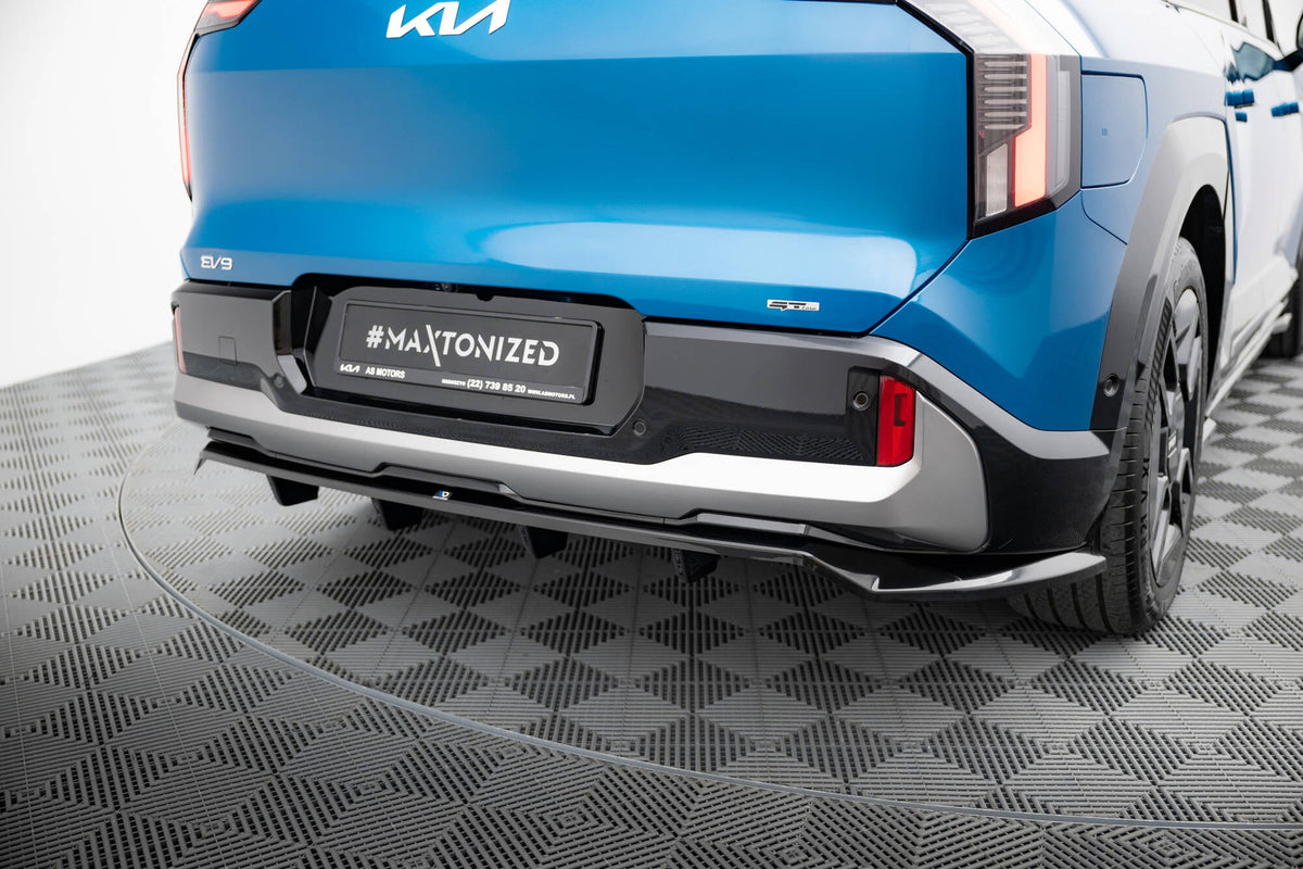 Maxton Design Rear Splitter (With Vertical Bars), Kia EV9 GT-Line Mk1