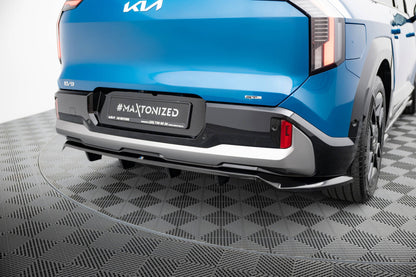 Maxton Design Rear Splitter (With Vertical Bars), Kia EV9 GT-Line Mk1