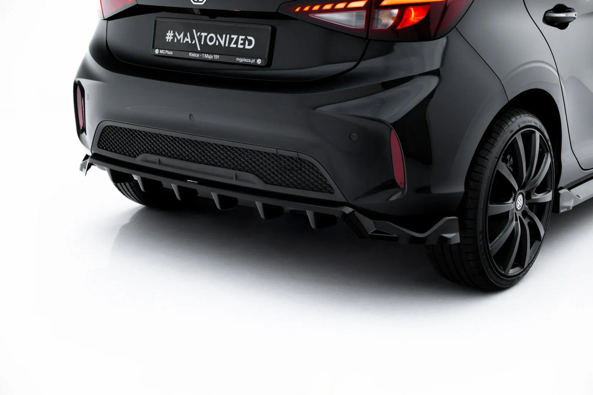 Maxton Design Rear Splitter (With Vertical Bars), MG 3 Mk1