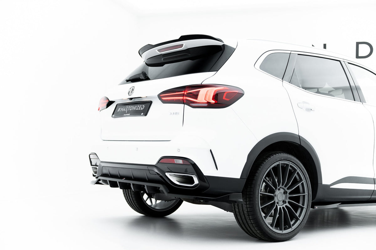 Maxton Design Rear Splitter (With Vertical Bars), MG HS Mk1 Facelift