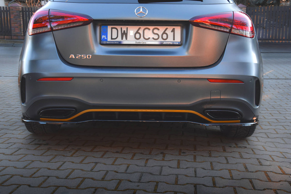 Maxton Design Rear Splitter, Mercedes-Benz A-Klasse AMG Line / A 35 W177