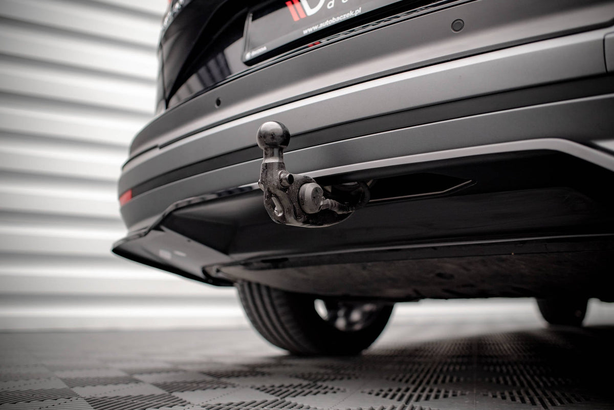 Maxton Design Rear Splitter (With Vertical Bars), Skoda Enyaq iV