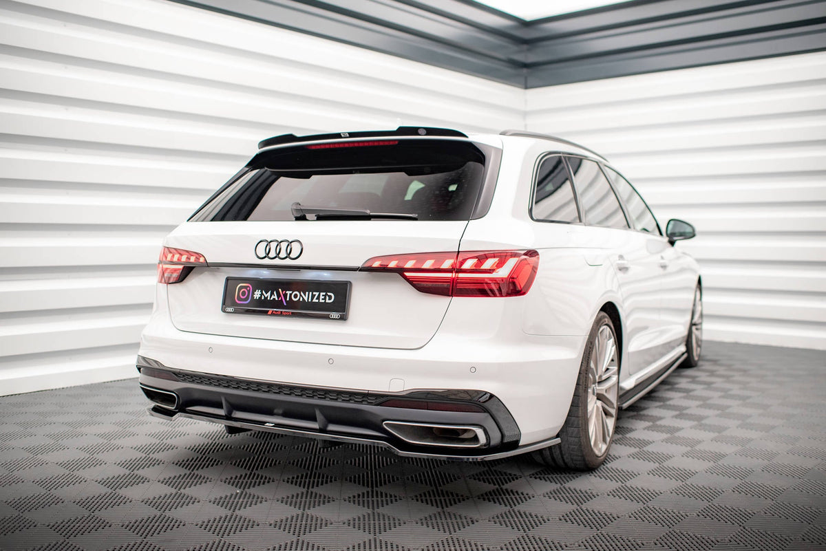 Maxton Design Rear Splitter, Audi A4 S-line / S4 B9 facelift