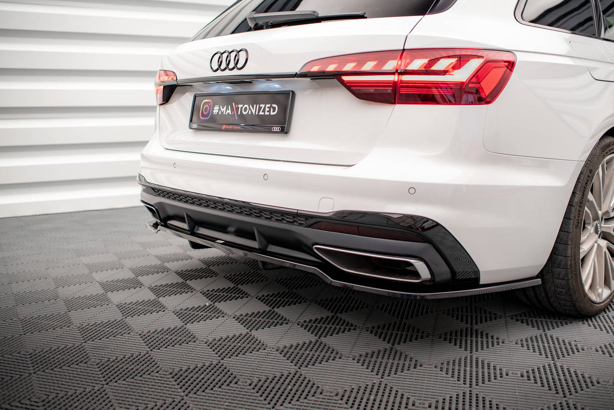 Maxton Design Rear Splitter, Audi A4 S-line / S4 B9 facelift