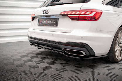 Maxton Design Rear Splitter, Audi A4 S-line / S4 B9 facelift