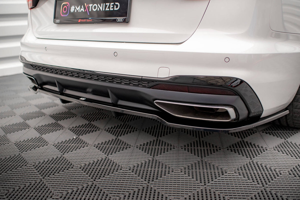 Maxton Design Rear Splitter, Audi A4 S-line / S4 B9 facelift