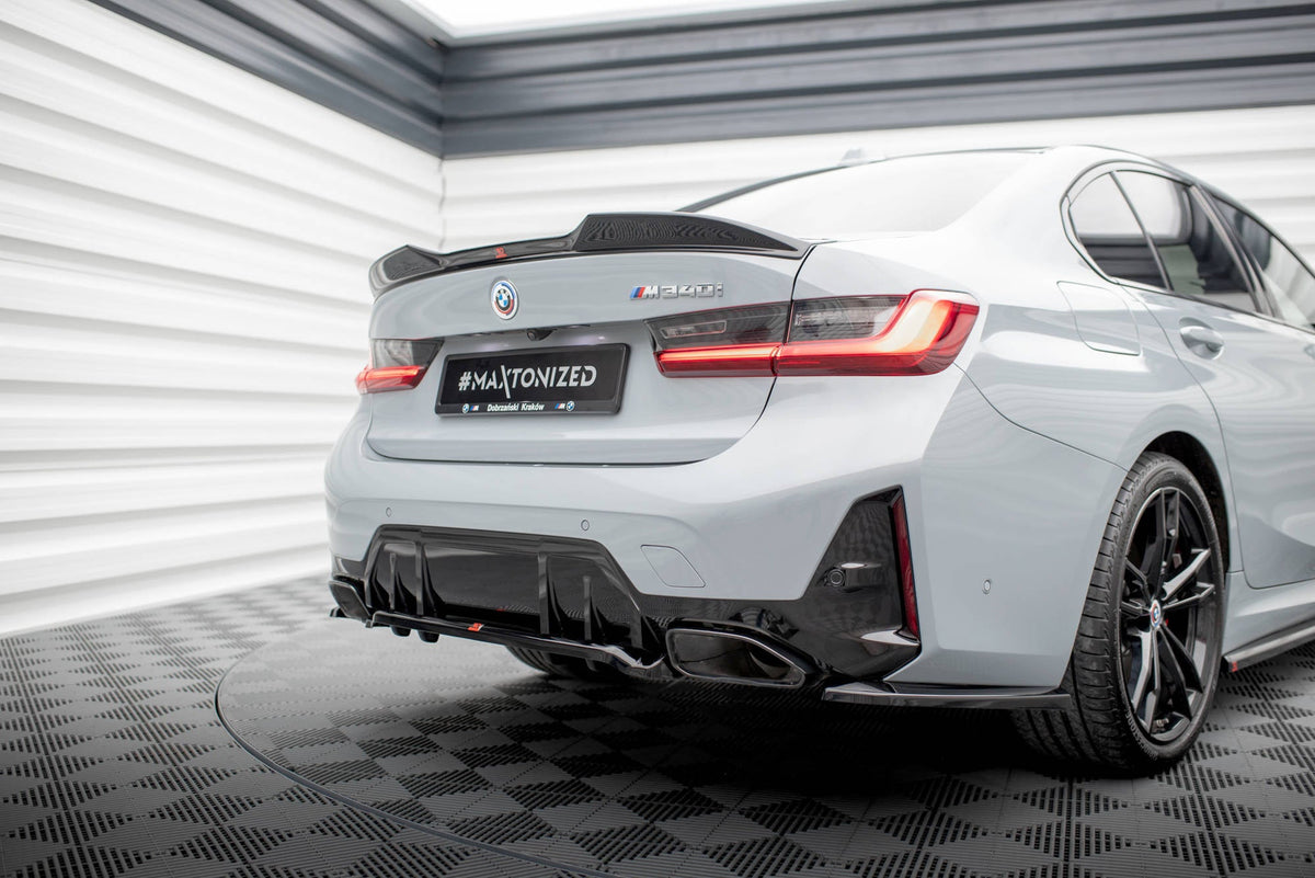 Maxton Design Rear Splitter met verticale lamellen V.1, BMW M340i G20 LCI