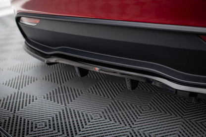 Maxton Design Rear Splitter (With Vertical Bars) V.2, Tesla Model 3 Project Highland(Facelift)
