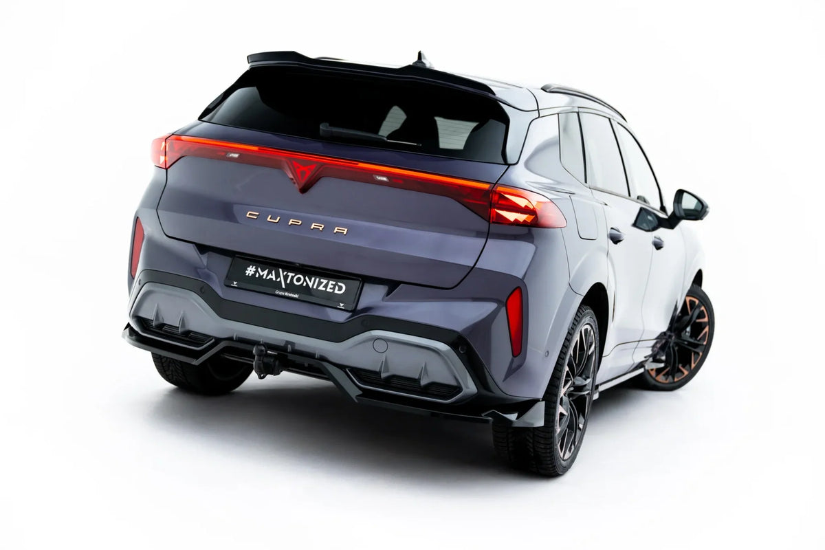Maxton Design Rear Splitter (With Vertical Bars) V.3, Cupra Terramar Mk1 (Version with towbar)