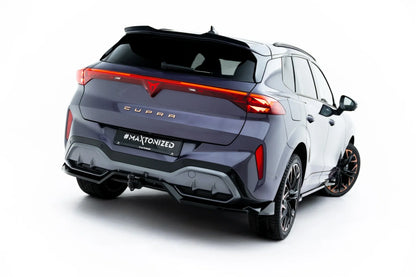 Maxton Design Rear Splitter (With Vertical Bars) V.3, Cupra Terramar Mk1 (Version with towbar)