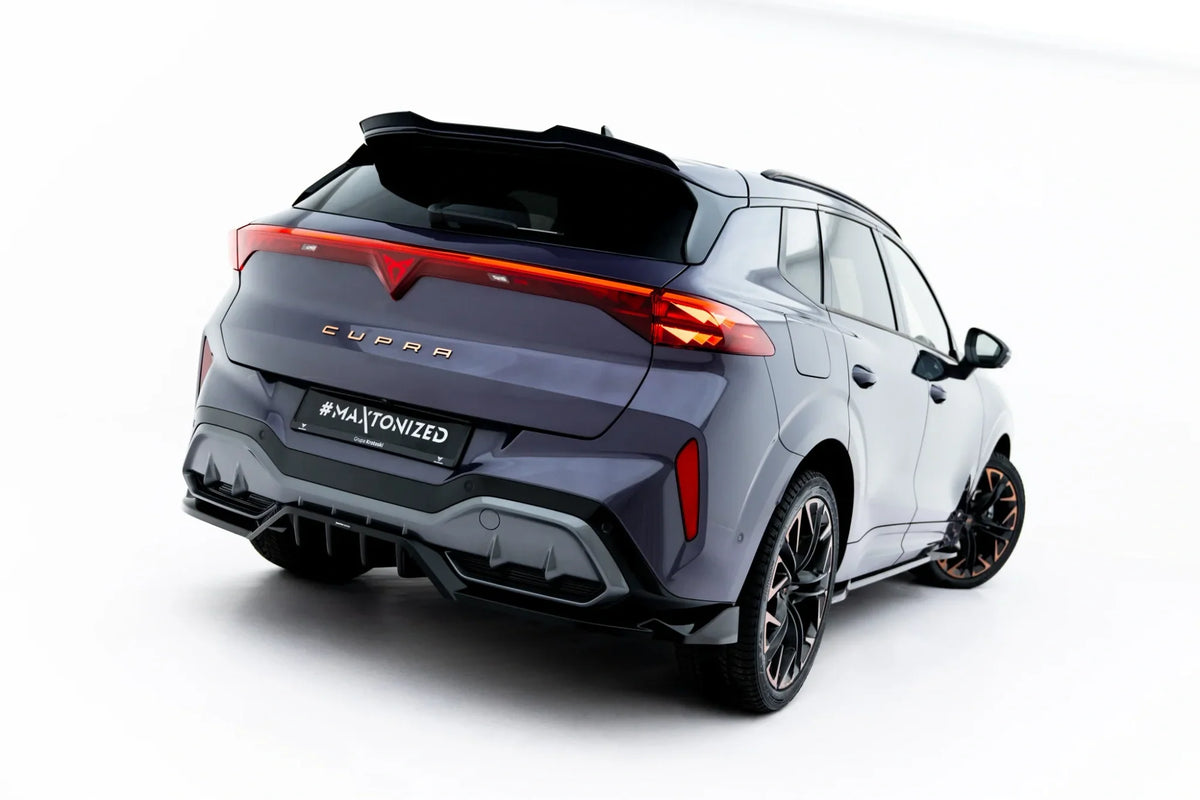 Maxton Design Rear Splitter (With Vertical Bars) V.3, Cupra Terramar Mk1 (Version with towbar)