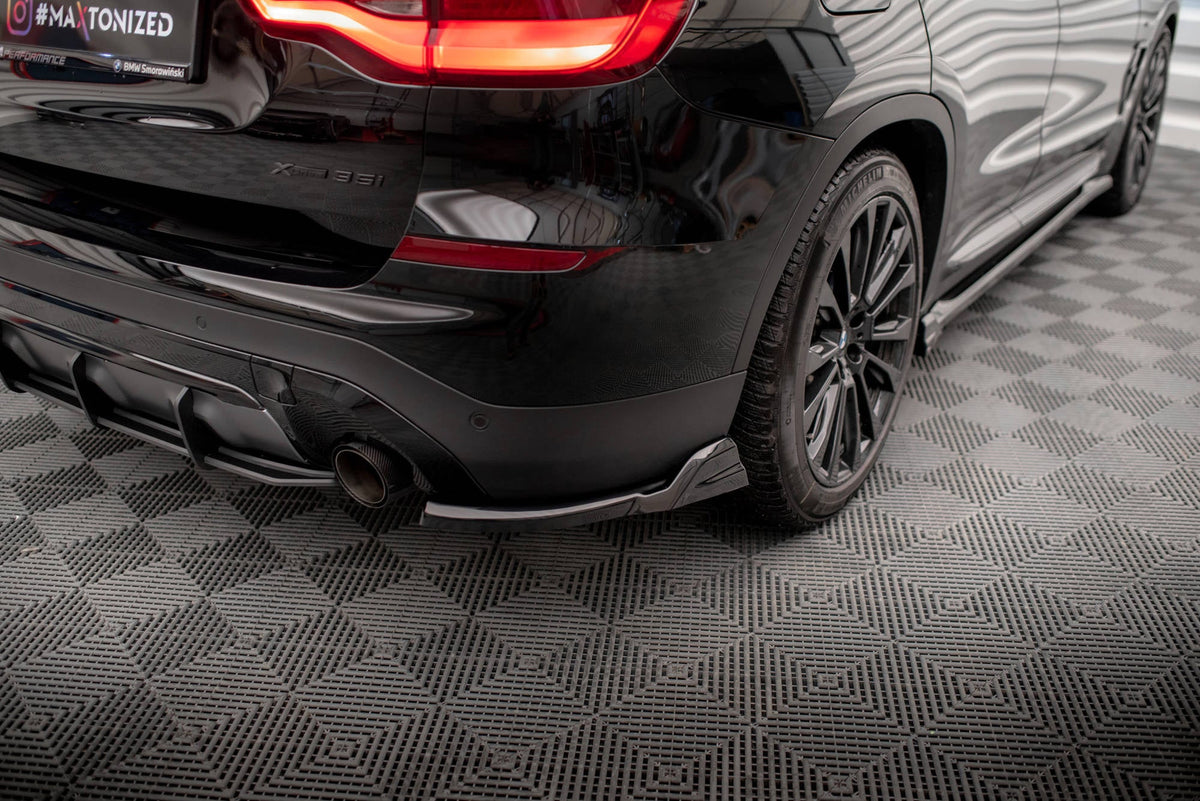 Maxton Design Rear Side Splitters, BMW X3 x-Line G01