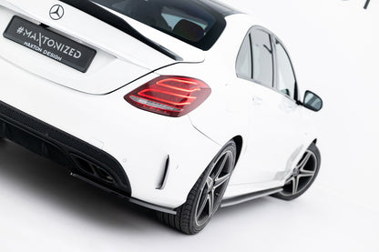 Maxton Design Rear Side Splitters, Mercedes-Benz C-Klasse AMG Line W205