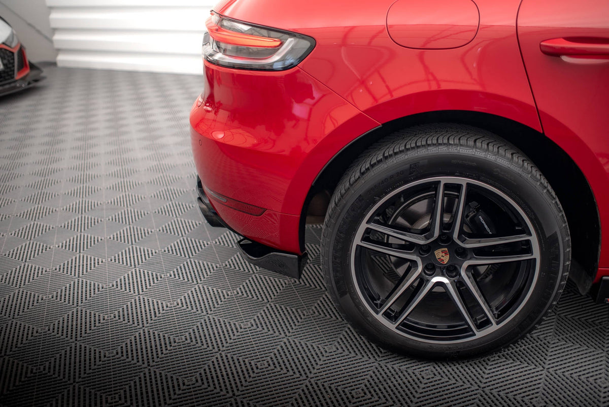 Maxton Design Rear Side Splitters, Porsche Macan GTS / Sport Design 95B facelift